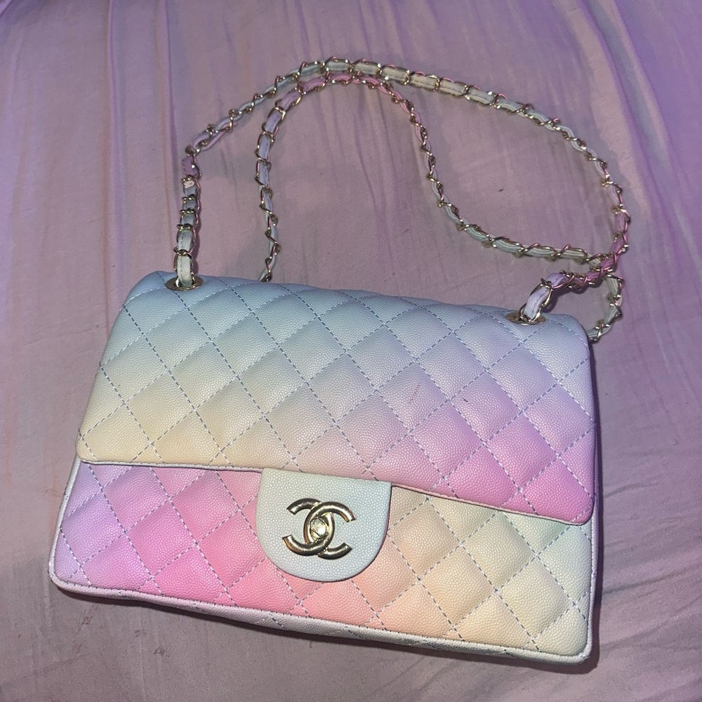 CHANEL Multicolor Gradient Shoulder Bag